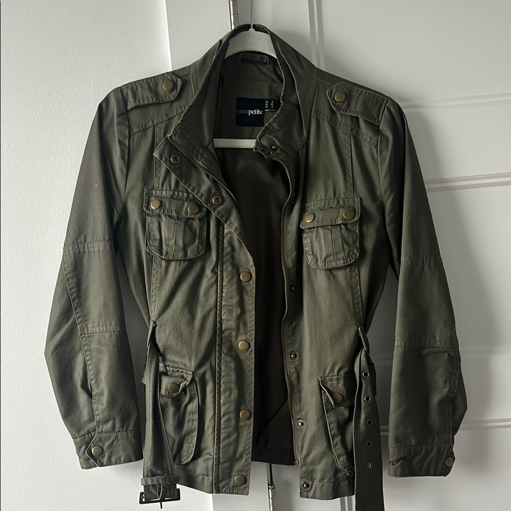 Olive Green Military Jacket